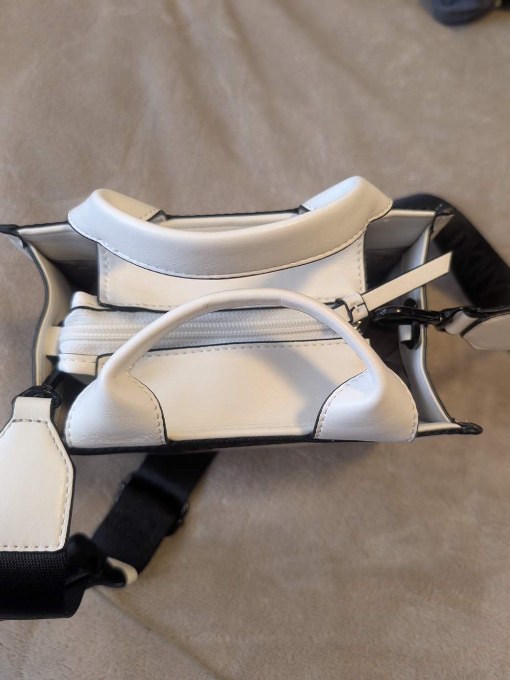DKNY White Small Tote